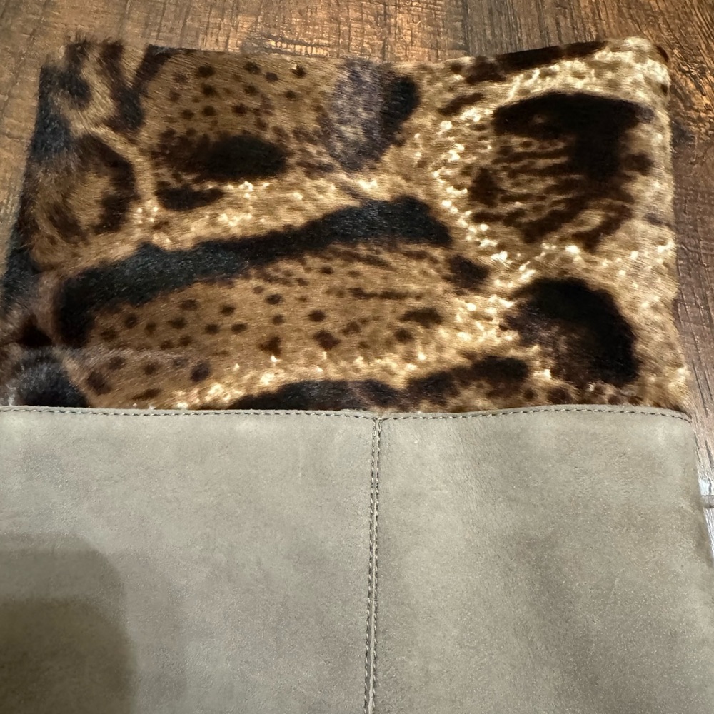 Stuart Weitzman Taupe Over the Knee Boots - Picture 3 of 10